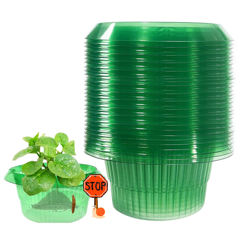 Gardening Tools Green - 5-25 pçs plantas slug proteção anéis