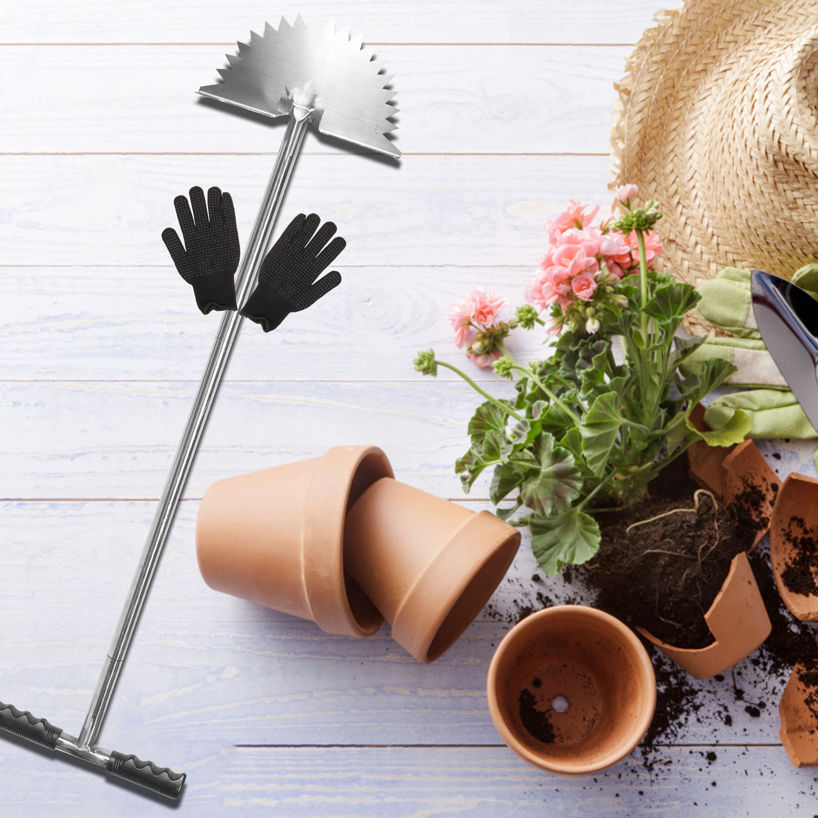 Gardening Tools Edger - Cortador de Grama Manual Durável para
