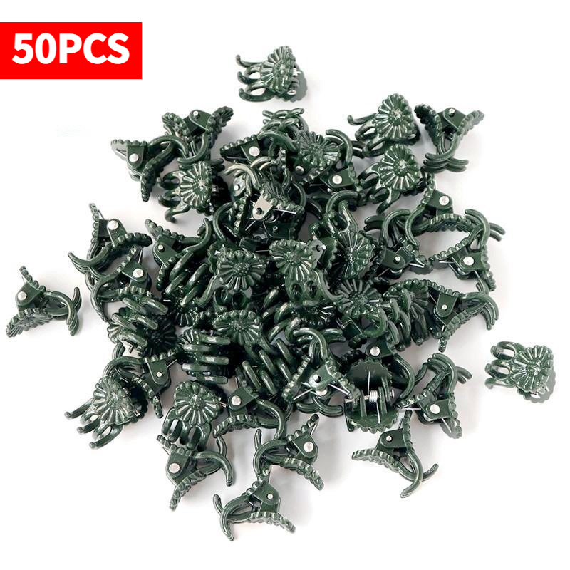 Gardening Tools Green - 50 Peças de Clipes para Plantas