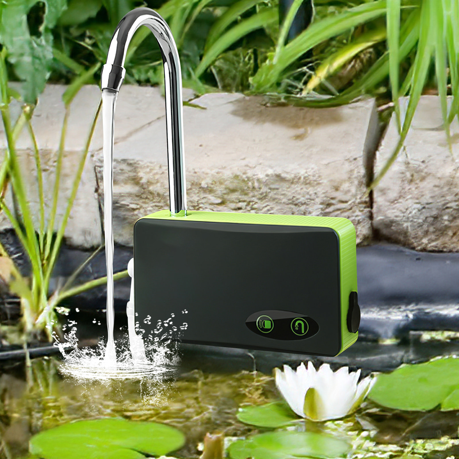 Gardening Tools Green - Bomba de oxigênio portátil três em