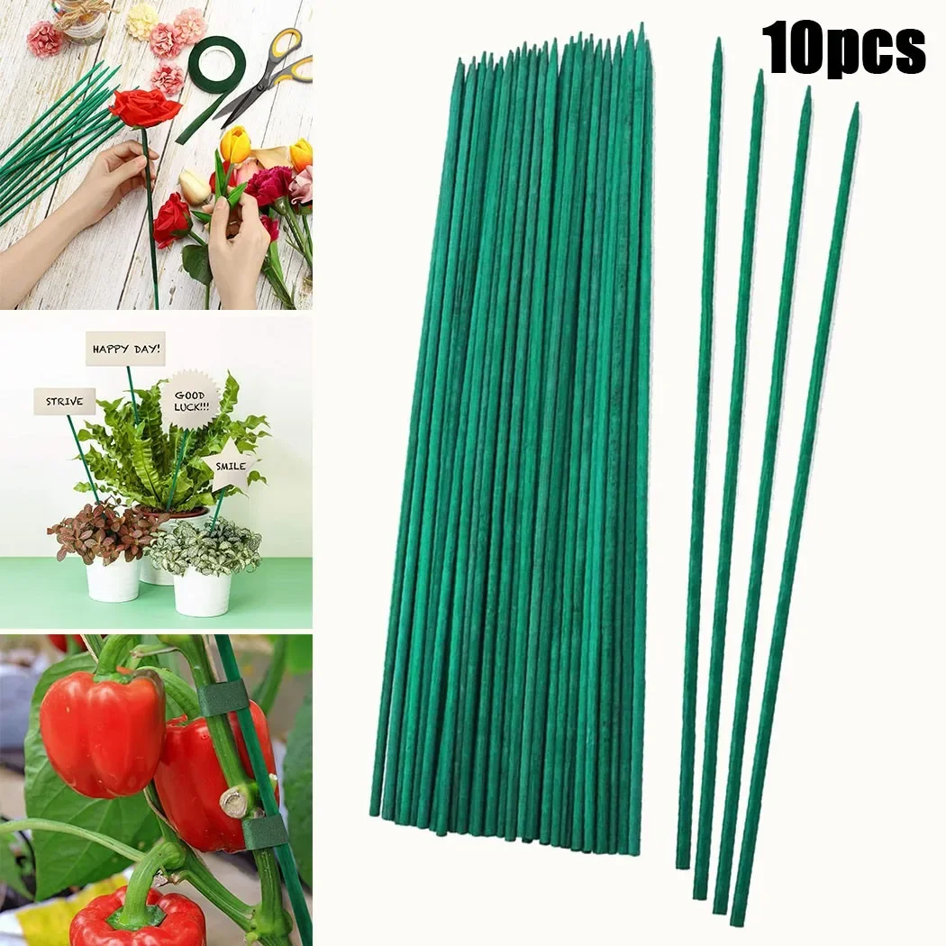 Gardening Tools Green - 10 pçs 40cm estaca de planta