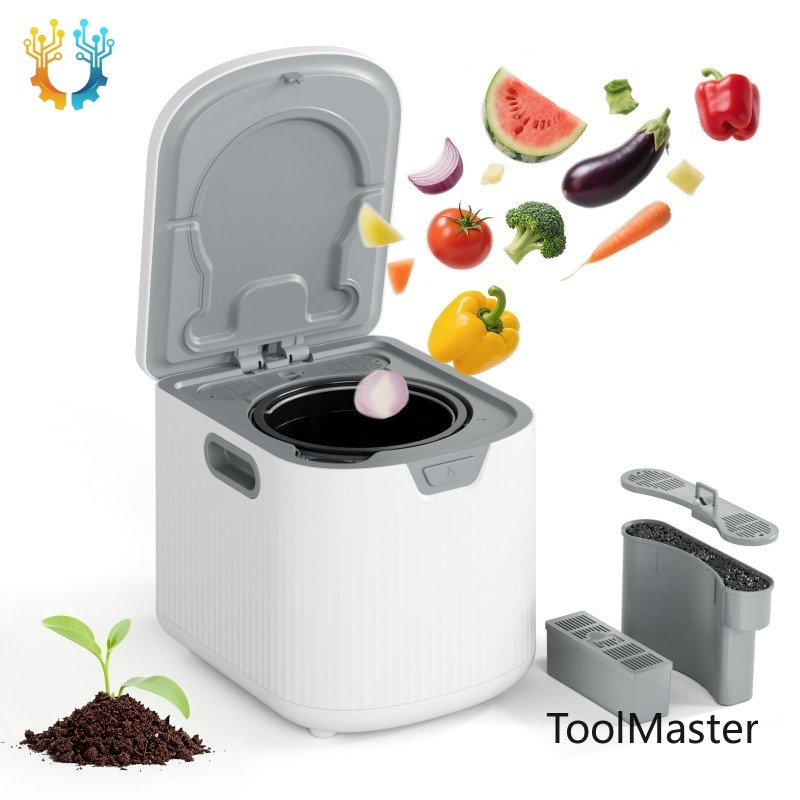 Compost Bin - 【2026】Composteira Inteligente de 2.5L para Bancada,