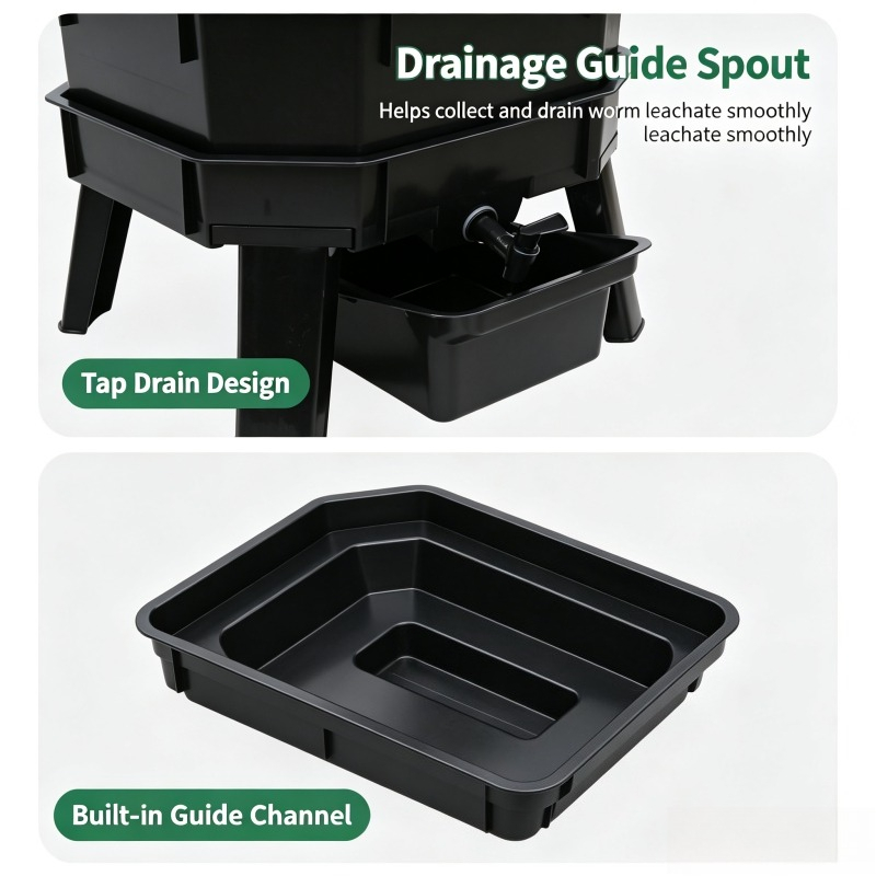 Composteira de minhocas para r - Compost Bin avaliação e preço