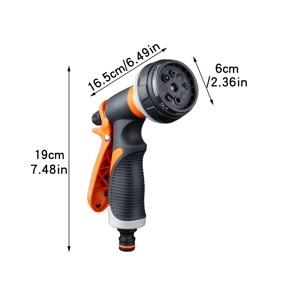 8 padrão jardim pistola de águ - Gardening Tools Types avaliação e preço