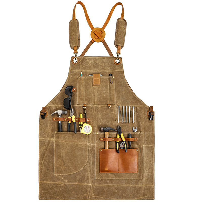 Avental de lona encerada da in - Gardening Tools Logo avaliação e preço