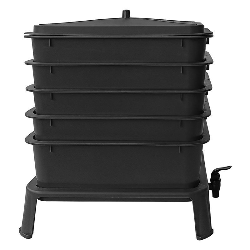 Compostor de minhocas de 50L e - Compost Bin avaliação e preço