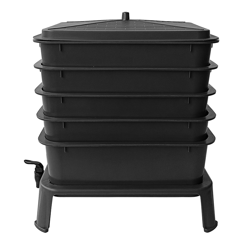 Compostor de minhocas de 50L e - Compost Bin avaliação e preço