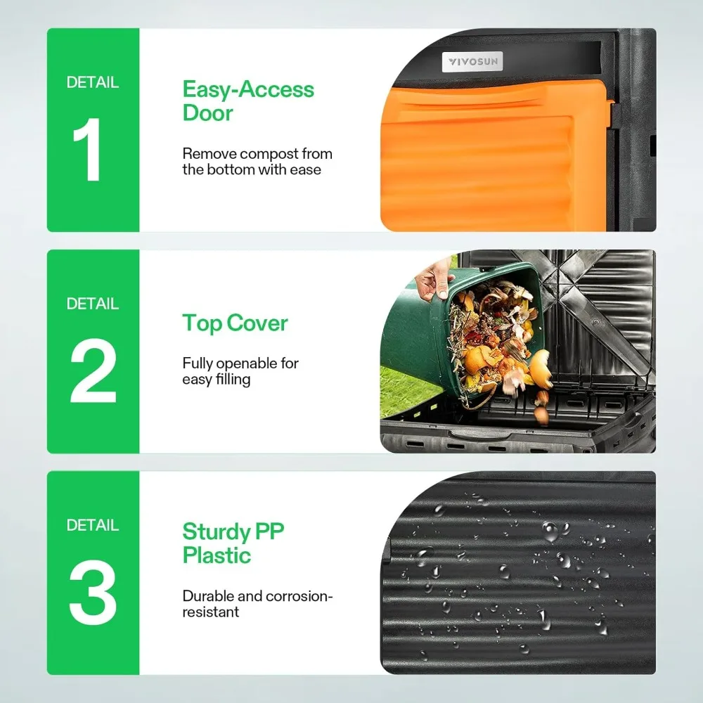 Caixa de compostagem externa d - Compost Bin avaliação e preço