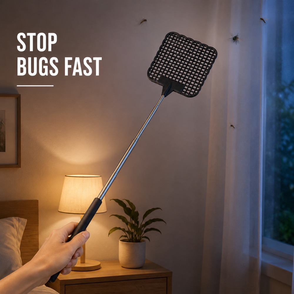 Raquete de Mosquitos Preta 1/2 - Gardening Tools Uses avaliação e preço