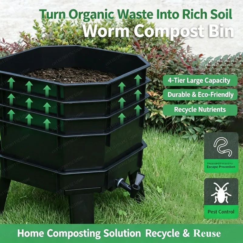 Caixa de Compostagem Empilháve - Compost Bin avaliação e preço