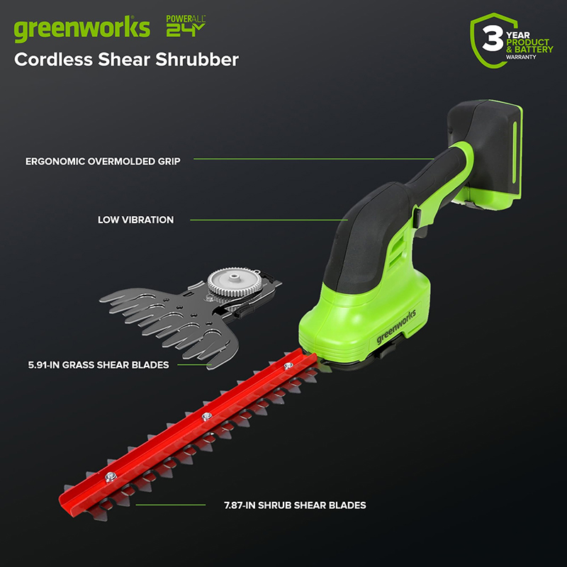 Tesoura de poda sem fio Greenw - Gardening Tools Edger avaliação e preço