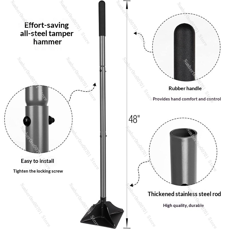 Compactador de Solo de Aço Des - Gardening Tools Uses avaliação e preço