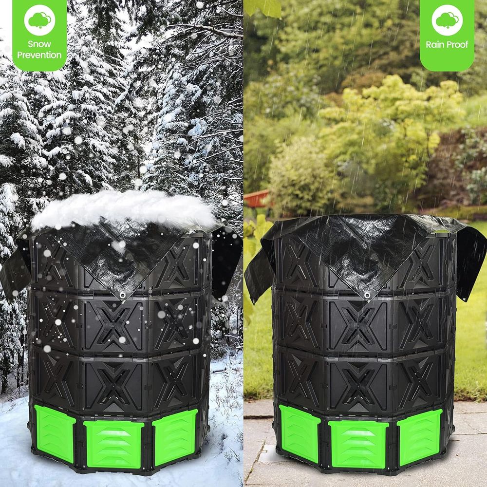 Lixeira de compostagem grande  - Compost Bin avaliação e preço