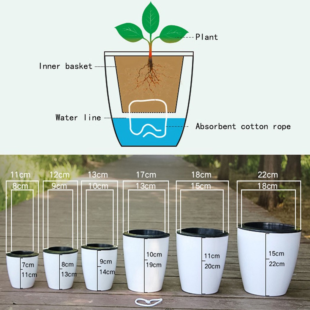 Vaso Automático de Plantas de  - Gardening Tools Green avaliação e preço