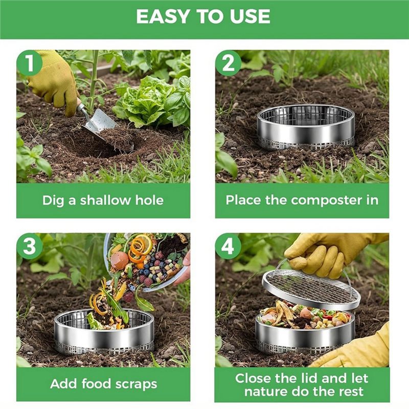 Compostor de minhocas BAAG-2Pa - Compost Bin avaliação e preço