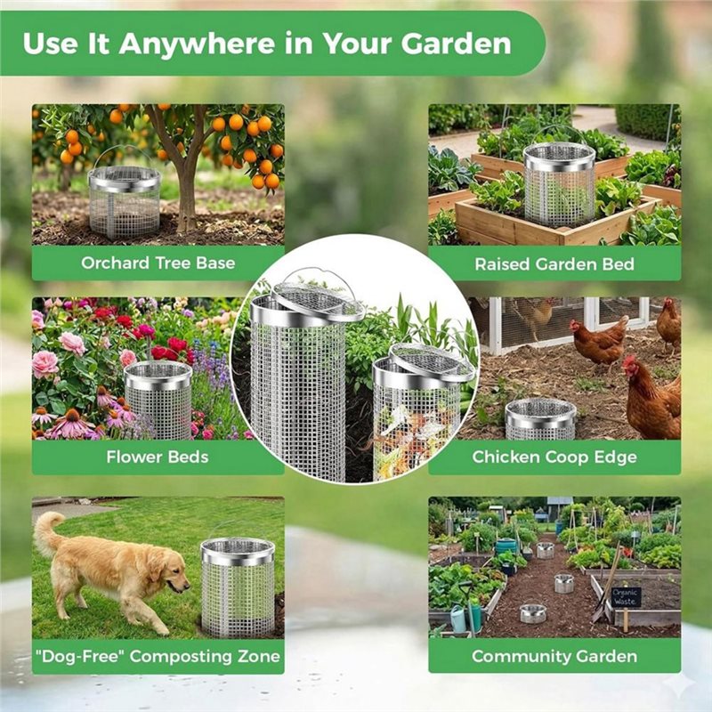 Compostor de minhocas BAAG-2Pa - Compost Bin avaliação e preço