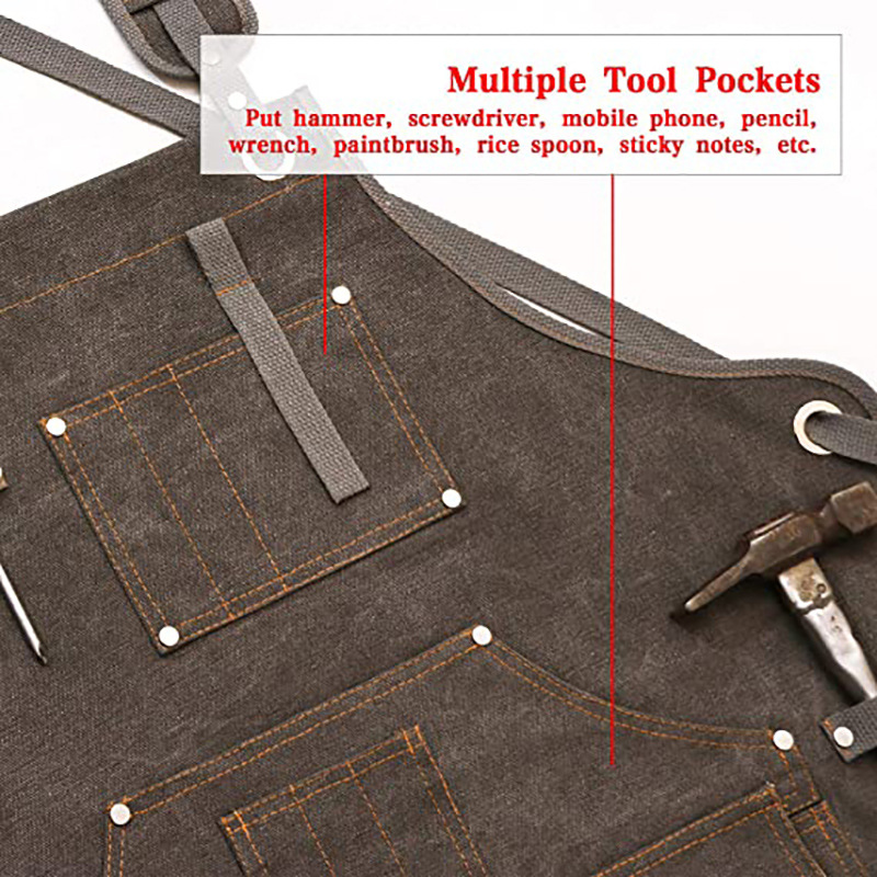 Avental de Lona Reforçado Simp - Gardening Tools Logo avaliação e preço