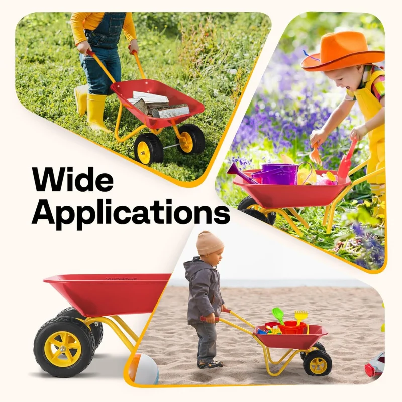 Carrinho de Mão Infantil para  - Gardening Tools Set Gift avaliação e preço