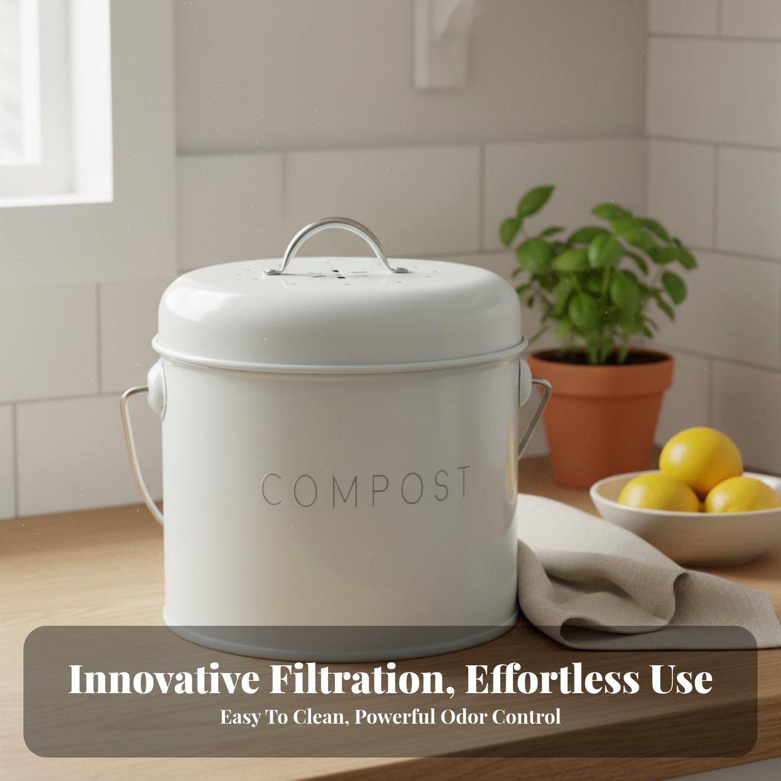Lixeira de Mesa para Cozinha,  - Compost Bin avaliação e preço