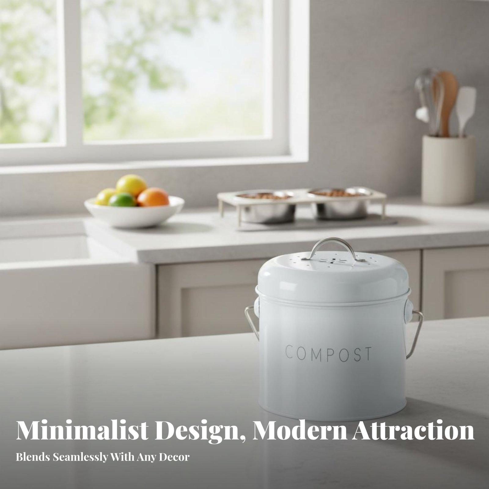Lixeira de Mesa para Cozinha,  - Compost Bin avaliação e preço